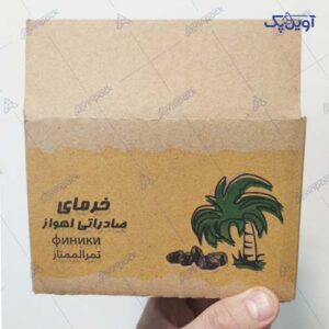 کارتن خرما یک کیلویی چاپ دار 01