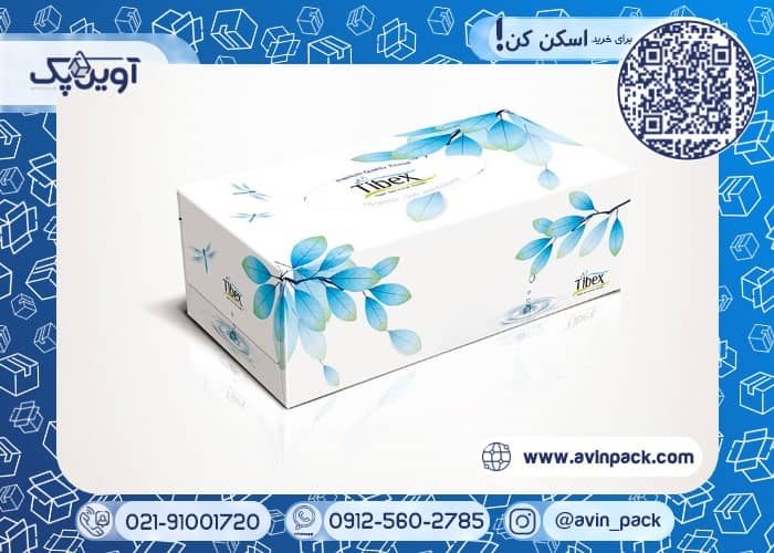 طراجی کارتن دستمال کاغذی