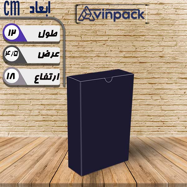paperboard ready box جعبه مقوایی آماده کد 70